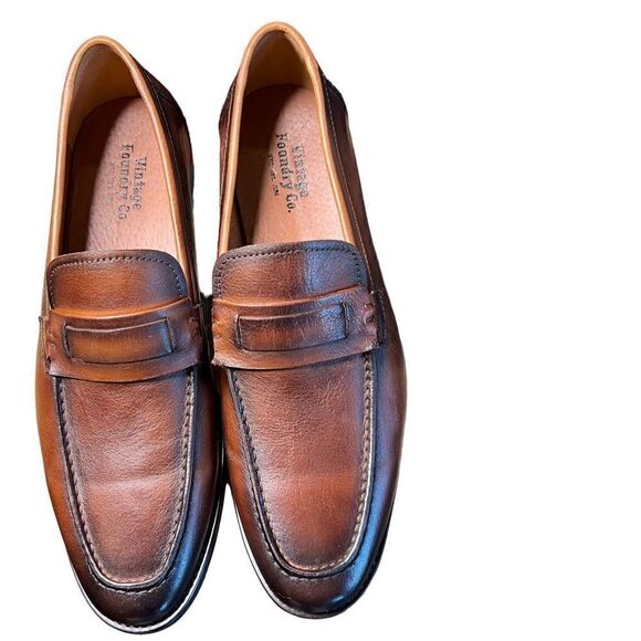 VINTAGE FOUNDRY CO. Rawson Loafer in Brown NWB Size 10 - Picture 4 of 12